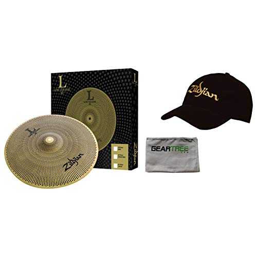Zildjian L80 ローボリューム 18 インチ クラッシュ ライド シンバル、ベースボール キャップ、ポリッシュ C 付き Avedis Zildjian Company Zildjian L80 Low Volume 18 Inch Crash Ride Cymbal with Baseball Cap and Polish C