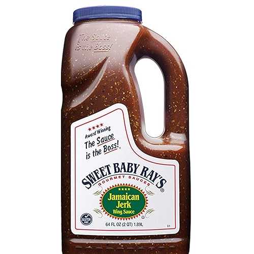 スイート ベイビー レイズ ジャマイカン ジャーク ウィング ソース (64オンス) Sweet Baby Ray's Jamaican Jerk Wing Sauce (64oz)
