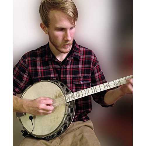 The Feather Openback Banjo Pickup with Flexible Micro-Gooseneck by Myers Pickups|Glomarket