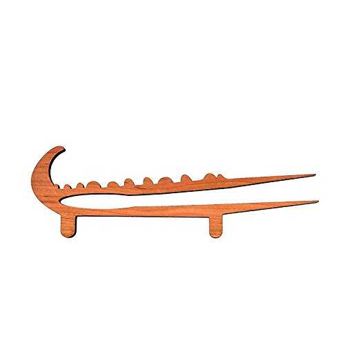 クロコダイル トースター トング チェリー無垢材 Jonathan Alden Crocodile Toaster Tongs, Solid Cherry Wood