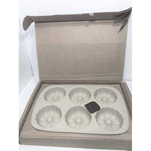 Pampered Chef Family Heritage Stoneware Mini Fluted Pan｜Glomarket