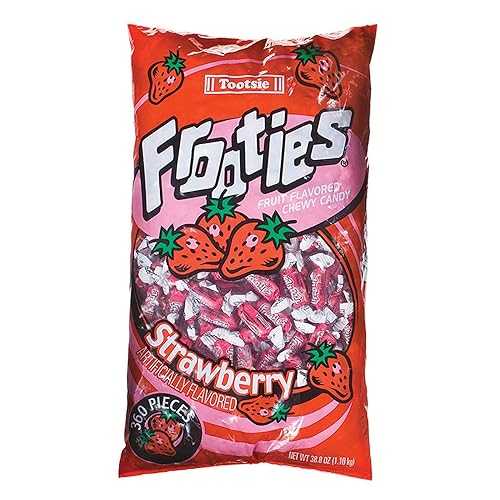 Tootsie Roll Tootsie Strawberry Frooties Chewy Candy, 16 Oz