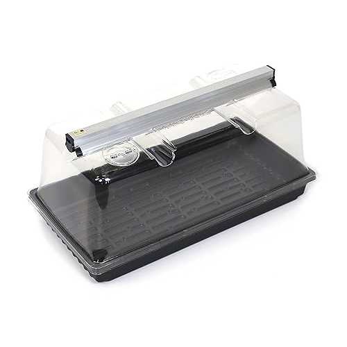 SunBlaster T5HO Mini Greenhouse, Indoor Home Growing Kit, Black