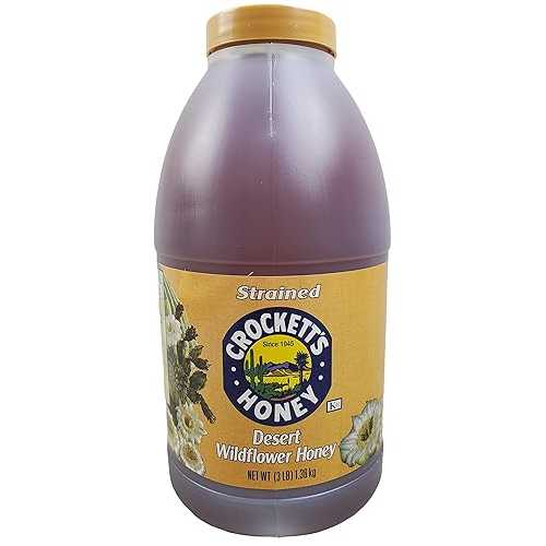 クロケットハニー 生の濾過されていないアリゾナ砂漠の野生の花の蜂蜜 Crockett Honey Co. Crockett Honey Raw and Unfiltered Arizona Desert Wildflower Honey