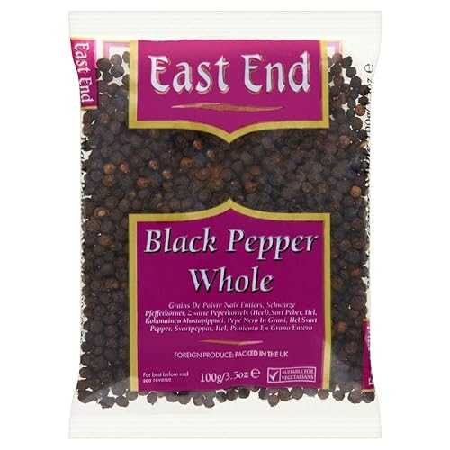 イーストエンド ホールブラックペッパー (100g) - 6 個パック East End Whole Black Pepper (100g) - Pack of 6