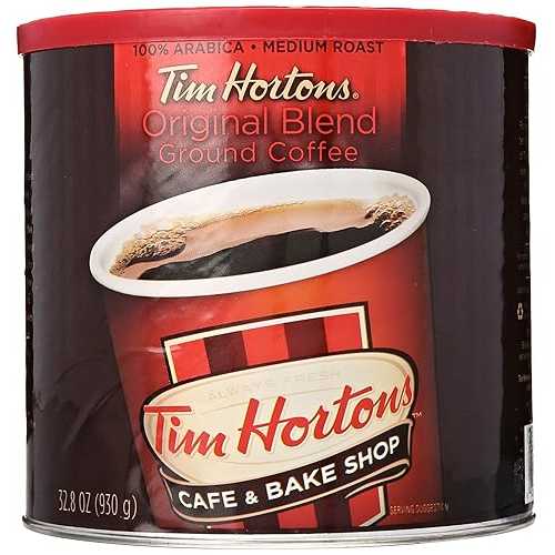 ティムホートンズ 100% アラビカ ミディアム ロースト オリジナル ブレンド グラウンド コーヒー、32.8 オンス Tim Hortons 100% Arabica Medium Roast Original Blend Ground Coffee, 32.8 Ounce