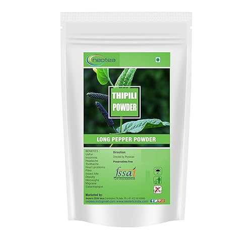 Neotea Long Pepper Powder (Thippili) Long Pepper/Thippili/Pipali Powder [100% Pure and Natural](300g)