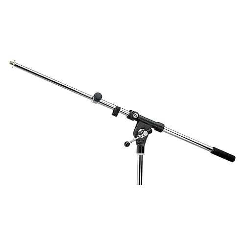 K&M - König & Meyer 21110.500.02 - Classic Two-Piece Telescopic Boom Arm - Smooth, Silent and Scratch Free Position Changes - Professional Grade for all Musicians - German Made - Chrome K&M - K nig & Meyer 21110.|Glomarket