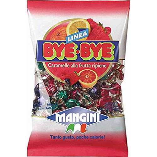 マンジーニ マンジーニ イタリアンミニフルーツキャンディー（バイフルッタ） 150g袋（5個入） Mangini, Mangini Italian Mini Fruit Candy (Bye Frutta) 150g bag (5 pcs)