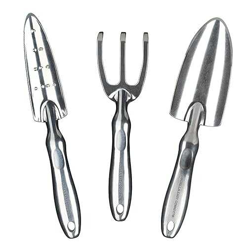Gorilla Easy Connect Heavy Duty Garden Tools with Digging Trowel, Transplant Trowel and Cultivator Hand Rake Solid One Piece Cast Aluminum Construction 7,170円