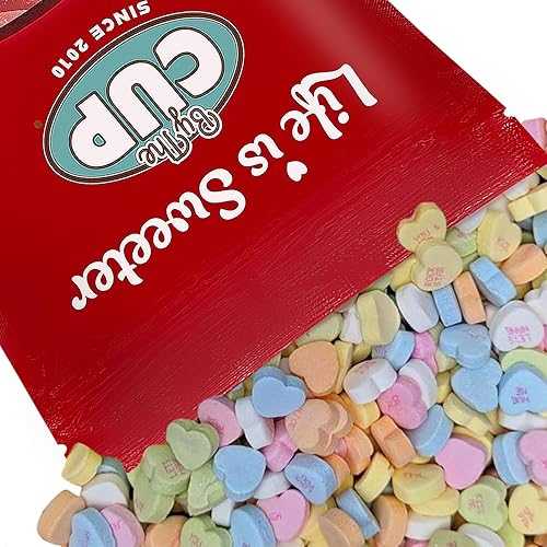By The Cup Small Candy Conversation Hearts, 2.5 Pound Bulk Bag
