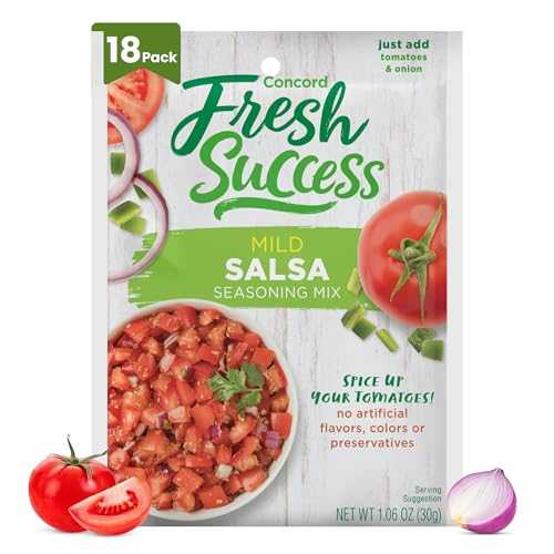 Concord Foods Mild Salsa Mix, 1.06-Ounce Pouches (VALUE Pack of 18 Pounces)