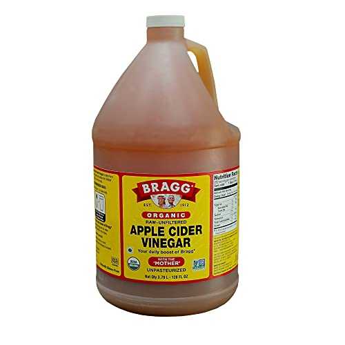 Bragg オーガニック アップル サイダー ビネガー、生、無濾過、ウィズ ザ マザー、128 オンス Bragg Organic Apple Cider Vinegar, Raw, Unfiltered, With The Mother, 128 oz