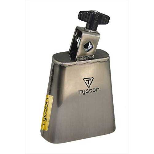 タイクーン パーカッション ブラッシュド クローム コーティング チャ チャ ベル Tycoon Percussion Brushed Chrome Coated Cha Cha Bell
