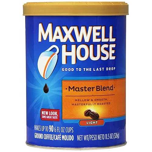 Maxwell House マスター ブレンド グラウンド コーヒー、11.5 オンス キャニスター (4 個パック) Maxwell House Master Blend Ground Coffee, 11.5-Ounce Cannister (Pack of 4) 9,386円