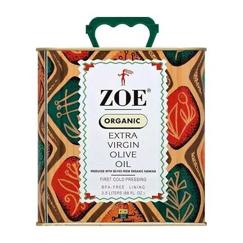 Zoe オーガニック エクストラバージン オリーブオイル、2.5 リットル Zoe Organic Extra Virgin Olive Oil, 2.5 Liters