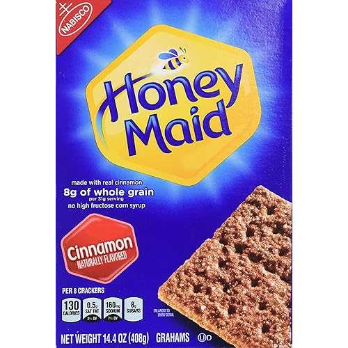 Navisco、ハニーメイド、グラハムクラッカー、シナモン、14.4オンスボックス（3個パック） Nabisco, Honey Maid, Graham Crackers, Cinnamon, 14.4oz Box (Pack of 3)