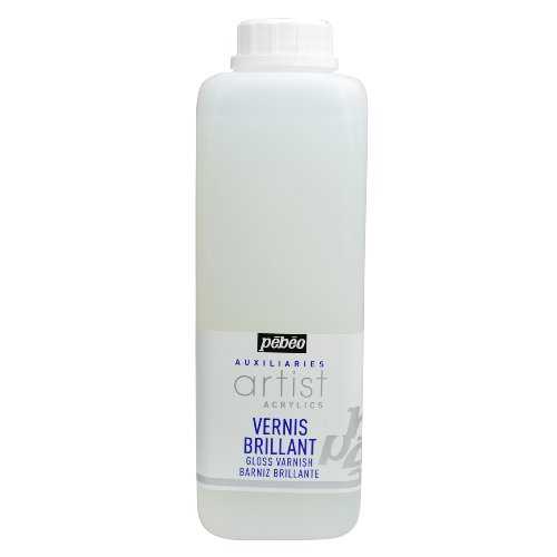 PEBEO アーティスト アクリル補助剤 グロス ワニス、1 リットル PEBEO Artist Acrylics Auxiliaries Gloss Varnish, 1-Liter｜Glomarket