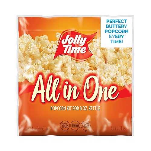 JOLLY TIME オールインワン キット 8 オンス用 ポップコーンマシン JOLLY TIME All in One Kit for 8 oz. Popcorn Machine