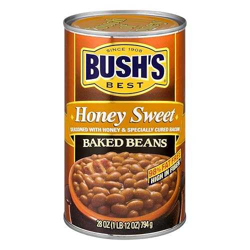 Bush's Best、ハニーベイクドビーンズ、28オンス缶（4個パック） Bush's Best, Honey Baked Beans, 28oz Can (Pack of 4) 8,268円