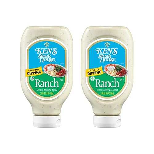 ケンズ ステーキハウス ランチ ドレッシング、24 オンス Ken's Steak House Ranch Dressing (24 Ounce (Pack of 2))