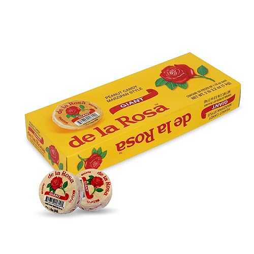 De La Rosa マジパン ピーナッツ キャンディ 特大 (ギガンテ) 20 パック De La Rosa Marzipan Peanut Candy Extra Large (Gigante), 20 Packs