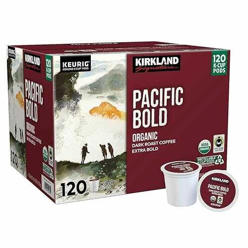 カークランド シグネチャー パシフィック ボールド K カップ、120 個 Kirkland Signature Pacific Bold K-cup, 120 Count