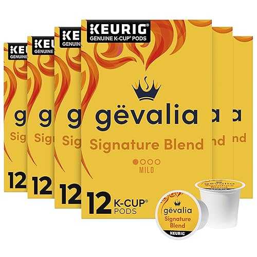 Gevalia Signature Blend Mild Light Roast K-Cup Coffee Pods (72 Pods, 6 Boxes of 12)