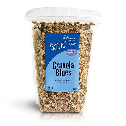 True North Granola ? Granola Blues with Dried Blueberries, Almonds and Cashews, All Natural and Non-GMO, Bulk Bag, 3 lb.