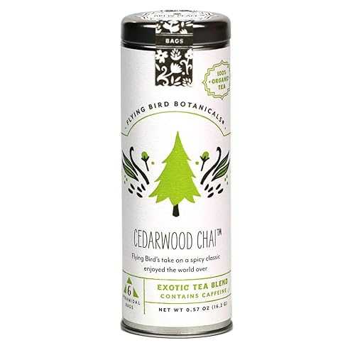 シダーウッド チャイ by Flying Bird Botanicals (0.57 オンス) Cedarwood Chai by Flying Bird Botanicals (0.57 ounce)