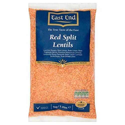 イーストエンド赤レンズ豆 - 1kg (2.2ポンド) East End Red Lentils - 1kg (2.2lbs)