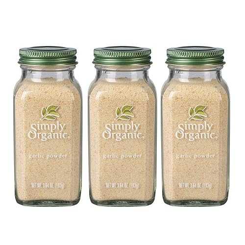 Simply Organic Garlic Powder, Certified Organic | 3.64 oz | Pack of 3 | Allium sativum L.