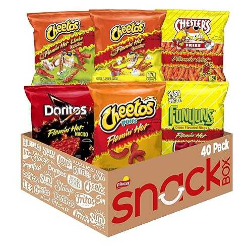 フリトレー フレーミング ホットミックス バラエティパック、チートス チーズ スナック、フニュンなど、40 個 Frito Lay Frito-Lay Flaming' Hot Mix Variety Pack, Cheetos Cheese Snacks, Funyuns and More, 40 Count