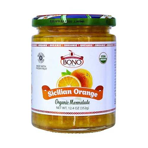 BONO シシリアン オレンジ オーガニック マーマレード 3 パック BONO Sicilian Orange Organic Marmalade, 3 pack