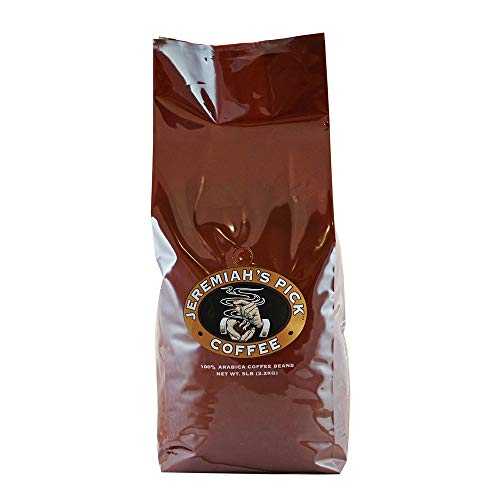 デカフェフレンチロースト - 全豆コーヒー - 5ポンド、デカフェ Jeremiah's Pick Coffee Co. Decaf French Roast - Whole Bean Coffee - 5lb, Decaf