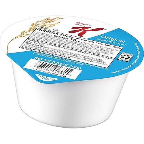 Kellogg's Special K、ブレックファストシリアル、オリジナル、0.63オンス (96個) Kellogg's Special K, Breakfast Cereal, Original, .63oz (96 Count)