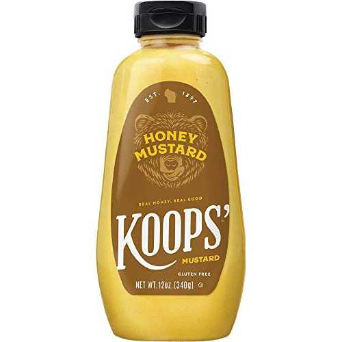 Koops' ハニーマスタード、12オンス ボトル(12本入) Koops' Honey Mustard, 12 oz. Bottle, (Pack of 12)