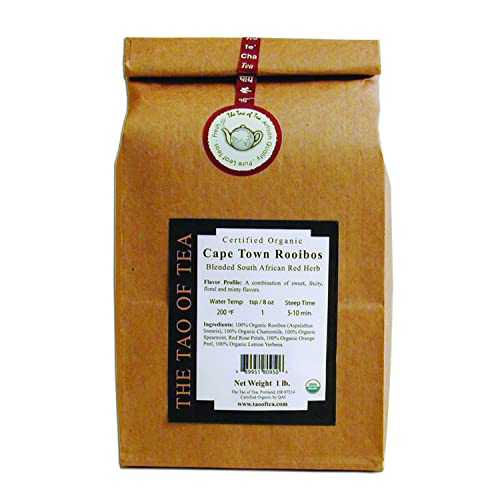 The Tao of Tea、ケープタウンルイボス、認定オーガニックハーブティーブレンド、1ポンドバッグ The Tao of Tea, Cape Town Rooibos, Certified Organic Herbal Tea Blend, 1-Pound Bag