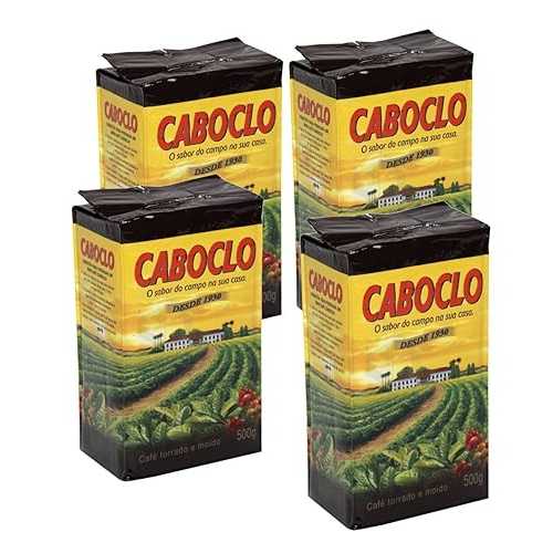 カフェ カボクロ 500g | トラド エ モイド | ローストアンドグラウンドコーヒー 17.60オンス (4個パック) |グルテンフリー| BRCOFFEE Cafe Caboclo 500g | Torrado e Mo・・do | Roast and Ground Coffee 17.60oz (PACK OF 4) |GLUTEN 11,682円