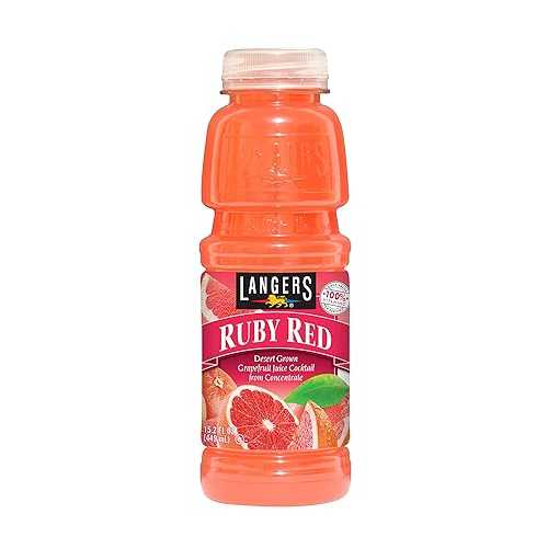 ??? ?? ?? ?? ?? ???, 15.2 ?? (12? ?) Langers Ruby Red Grapefruit Juice Cocktail, 15.2 Fl Oz (Pack of 12)