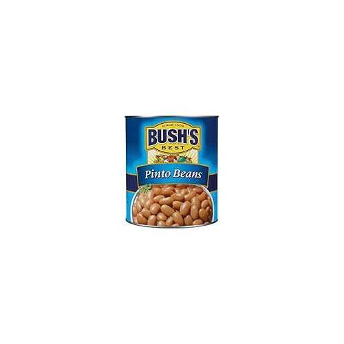 Bushs Best 低ナトリウムピント豆、111 オンス -- 1 ケースあたり 6 個。 Bush's Best Bushs Best Low Sodium Pinto Beans, 111 Ounce -- 6 per case.