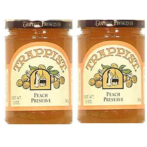 トラピスト ピーチ プリザーブ 12 オンス (2 個パック) Trappist Peach Preserves 12 Ounce (Pack Of 2)