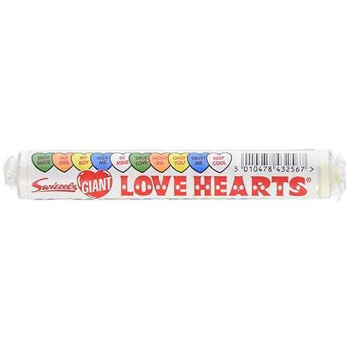 スウィゼルズ マトロー ジャイアント ラブ ハーツ 38g/1.35oz -12 パック Swizzels Matlow Giant Love Hearts 38g/1.35oz -12 Pack