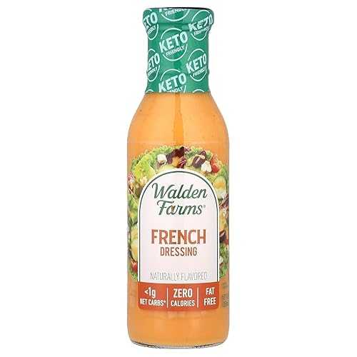 フレンチドレッシング カロリーフリー 12オンス (6個入り) Walden Farms French Dressing ? Calorie-Free, Gluten-Free, Low Carb, Keto-Friendly, Sugar-Free, Fat-Free, Dairy-Free Sweet & Tangy French Flavor ? 6-Pack, 12 oz Bo