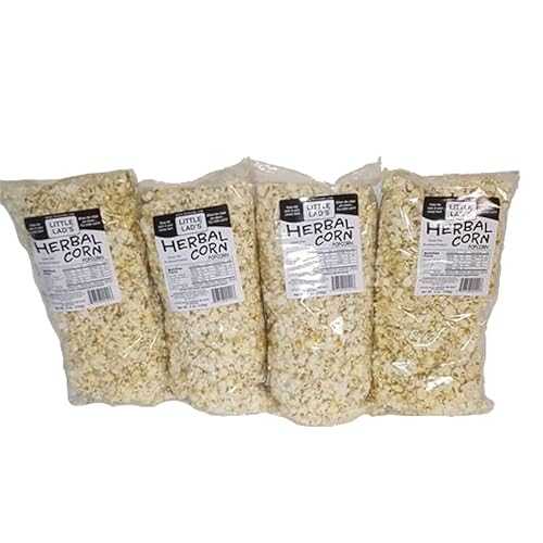 Box of Maine Little Lads Herbal Popcorn, Non-GMO - Maine Made - 5 Ounce, 4 Count L