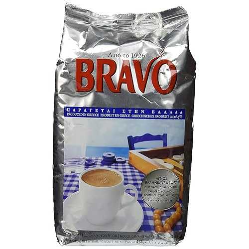Bravo ギリシャ挽きコーヒー 2 パック (16 オンス x 2) Terra Creta Bravo Greek Ground Coffee 2 Pack (16 Ounces x 2)