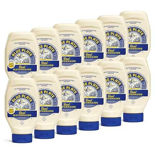 Blue Plate Real Mayonnaise, 18 Fl Oz Foodservice Squeeze Bottle (Pack of 12)
