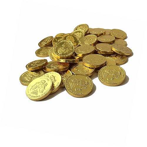 ラージ ミルク チョコレート ゴールド コイン - 12 オンス (3/4 ポンド) (約 45 枚) Elm Specialty Foods Large Milk Chocolate Gold Coins - 12 Ounce (3/4 LB) (Approximately 45 Pieces)