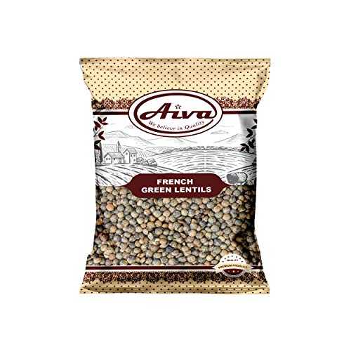 Aiva フレンチグリーンレンズ豆 10 ポンド | 丸ごとの乾燥豆 | 自然 AIVA WE BELIEVE IN QUALITY Aiva French Green Lentils 10 lbs | Whole Dry Beans | Natural