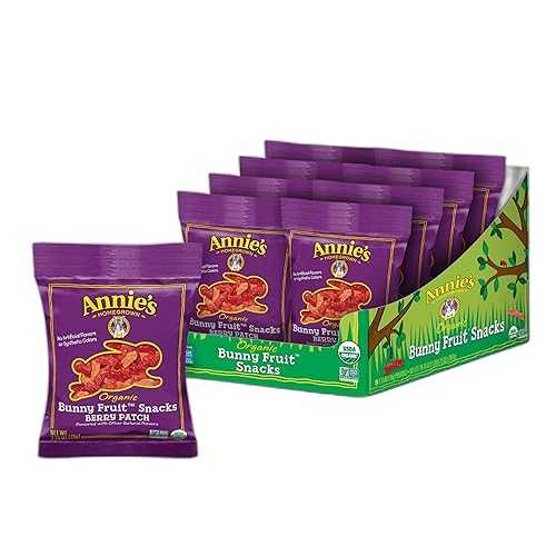 Annie's Homegrown Annie's Organic Bunny Berry Patch Fruit Snacks, Gluten Free, 9 Bags